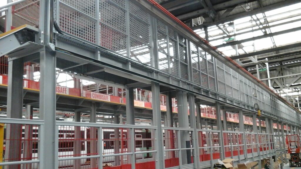 High level GRP Access Platform in a Rail Depot