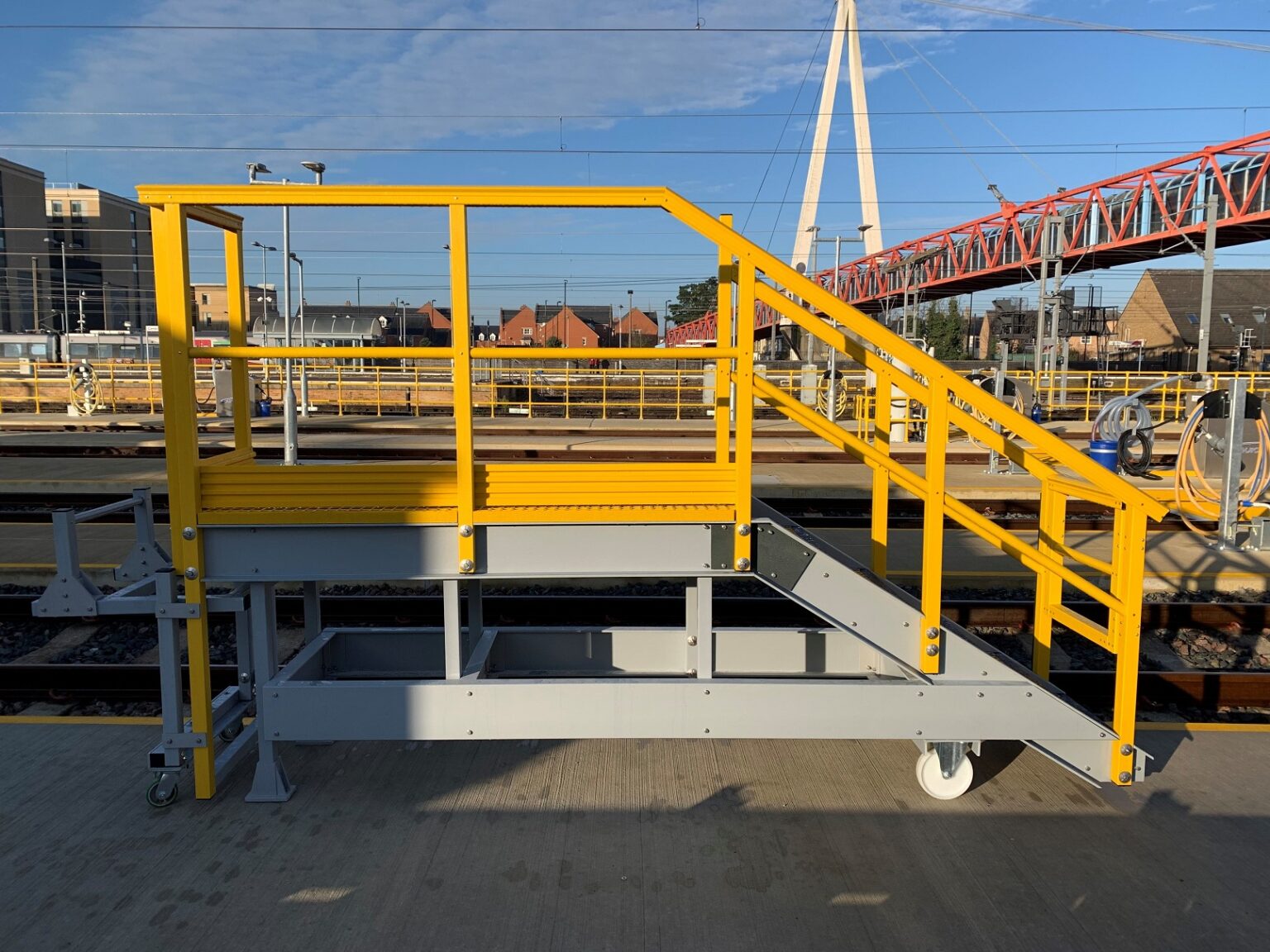 Mobile GRP Access Platforms Step on Safety
