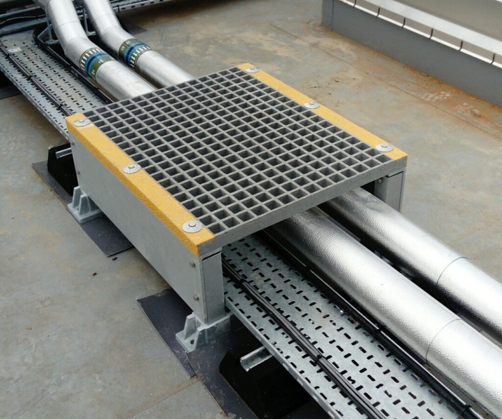 GRP Hop Over protecting cables and ducts