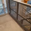 GRP handrail with ScreenGuard GRP mesh infill panels