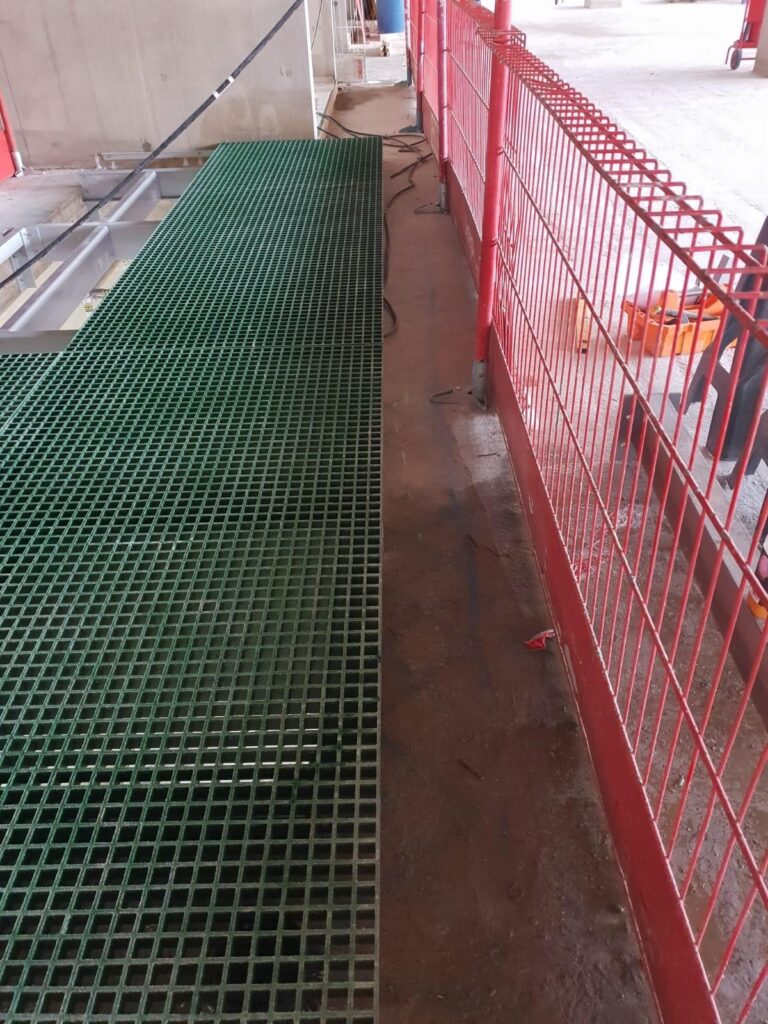 Service Riser Floors mid-construction