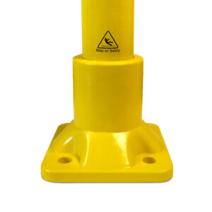 Close up showing a SafeClamp square base