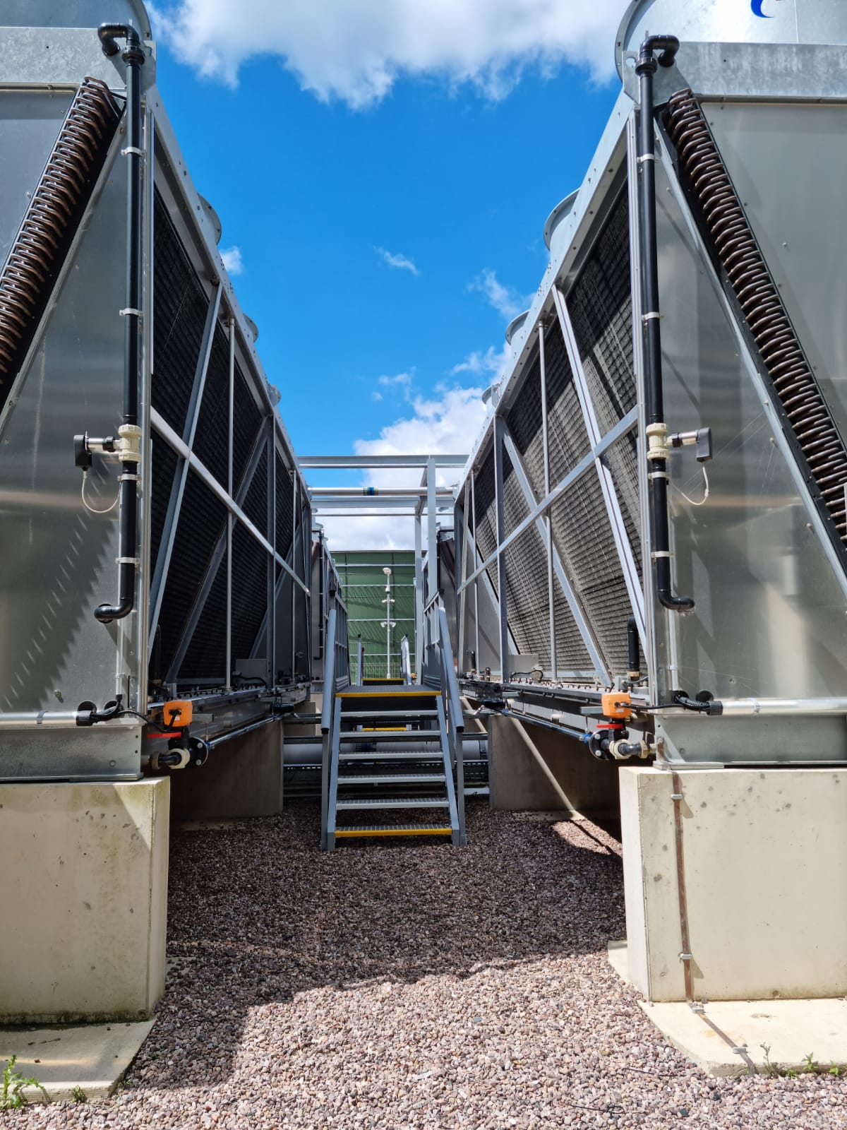 Step overs at Baddesley Waste to Energy Plant