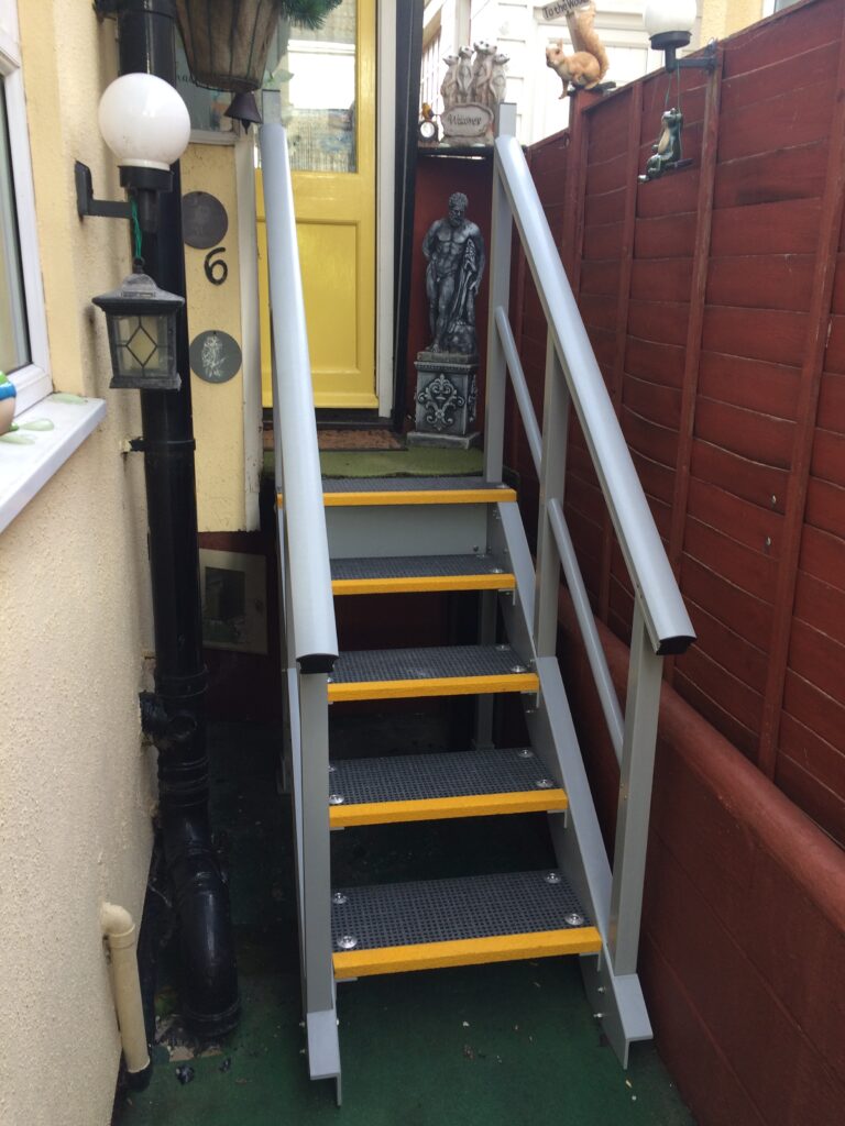 Anti-Slip steps to a residential property