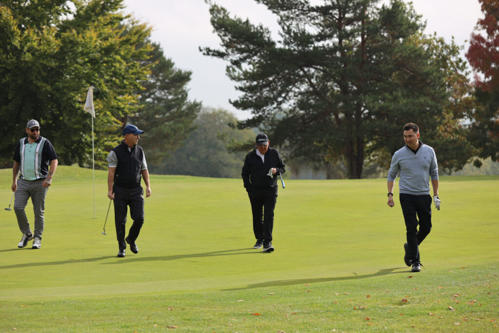 Staff and clients at Golf Day 2022