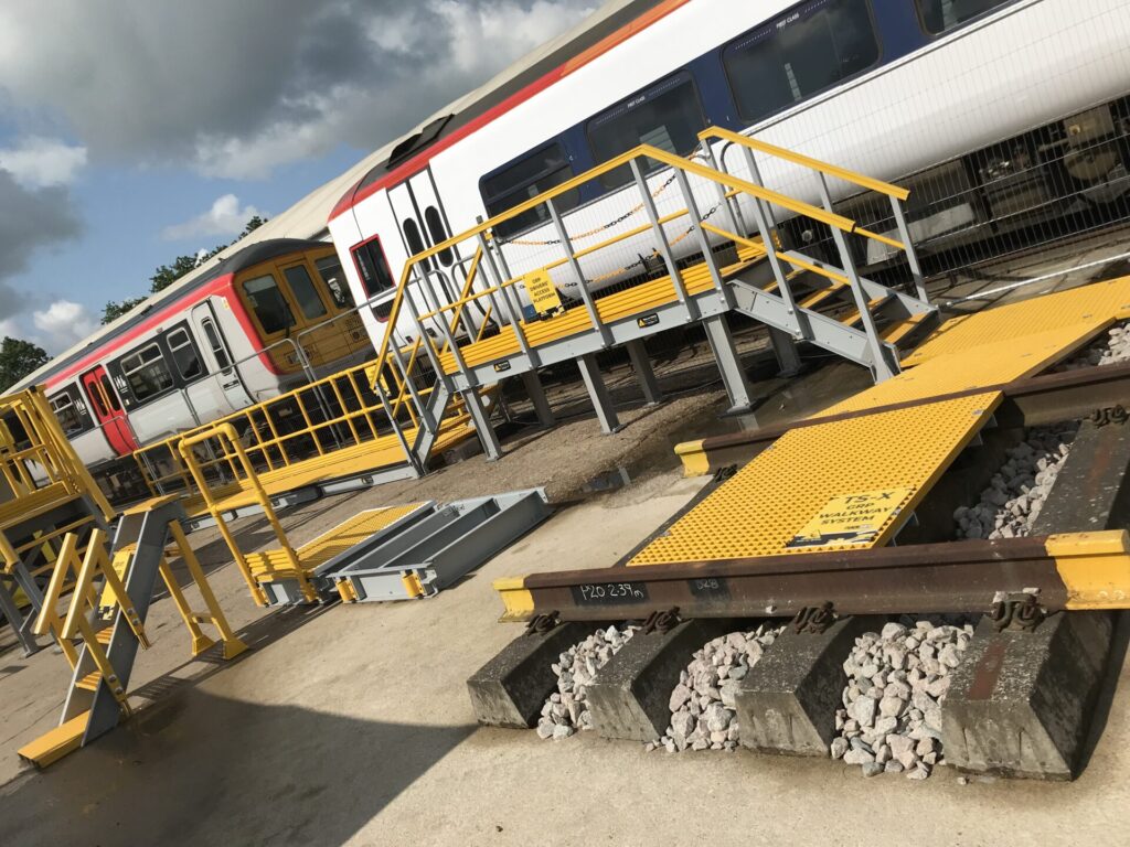 Drivers access platform at Rail Live 2023